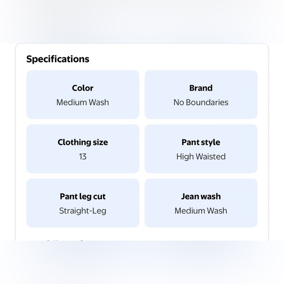 Lot Of 2 No Boundaries Juniors High Rise Mom Jeans Size 13 | 27" Inseam NWT - Picture 16 of 16